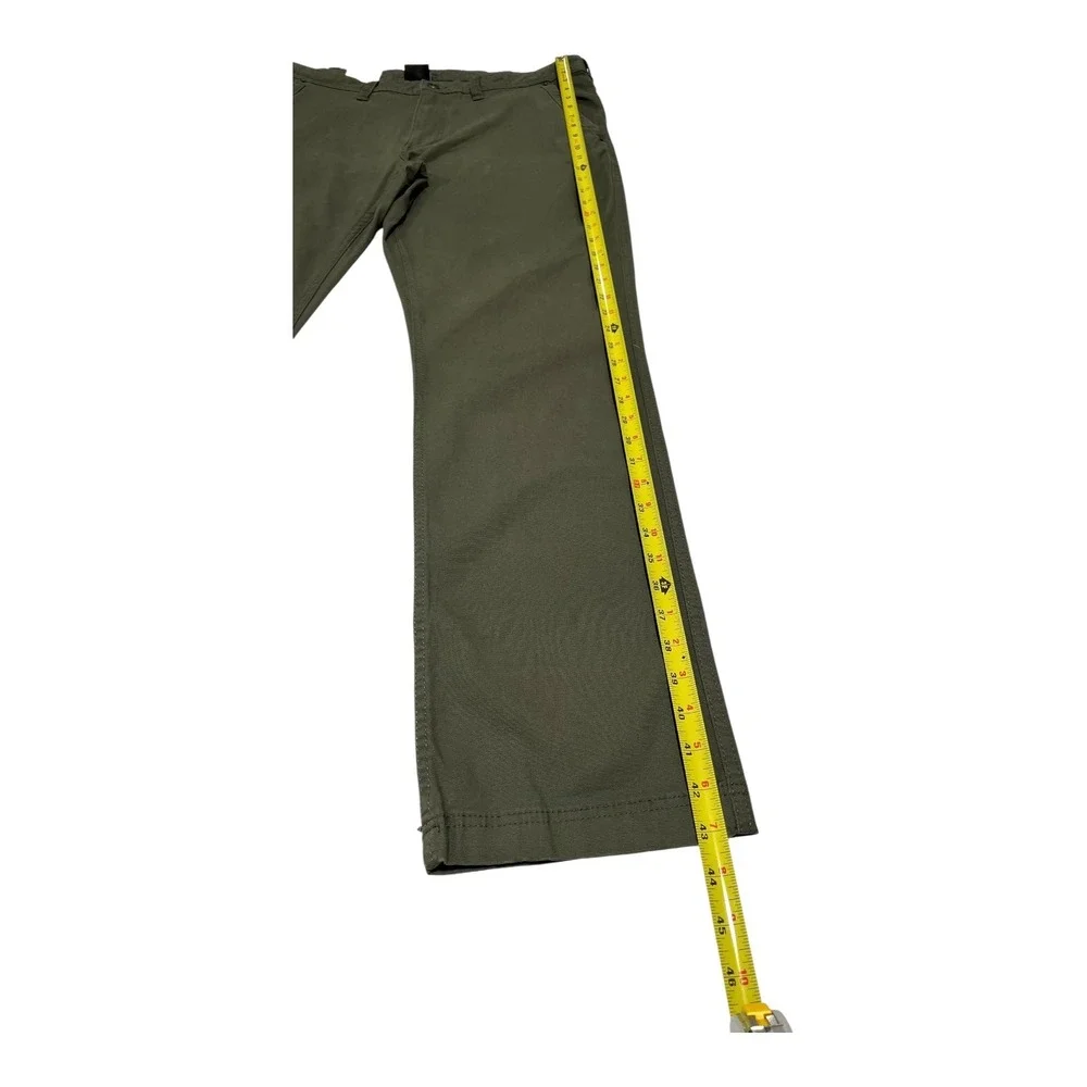 NWT Eddie Bauer Men's 38x34‎ Green Canvas Utility Workwear Pants Trousers